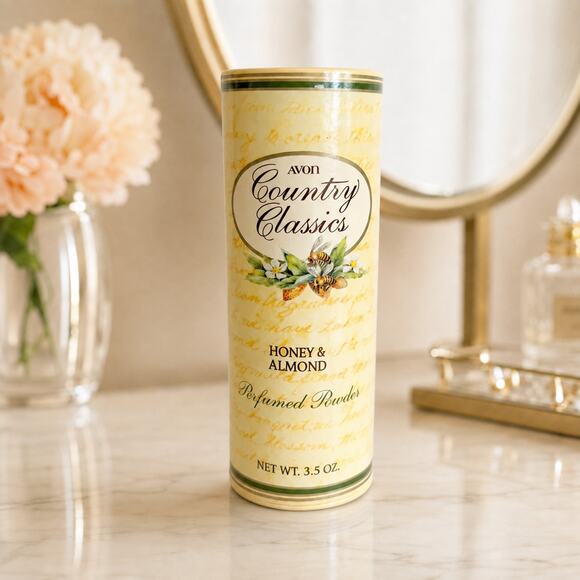 Avon Other - AVON Vintage 1989 Country Classics Honey & Almond Perfumed Powder, New!